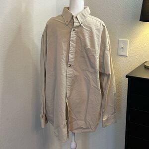 Tri Mountain Plaid Oxford Button Down Long Sleeve Shirt - Size XL